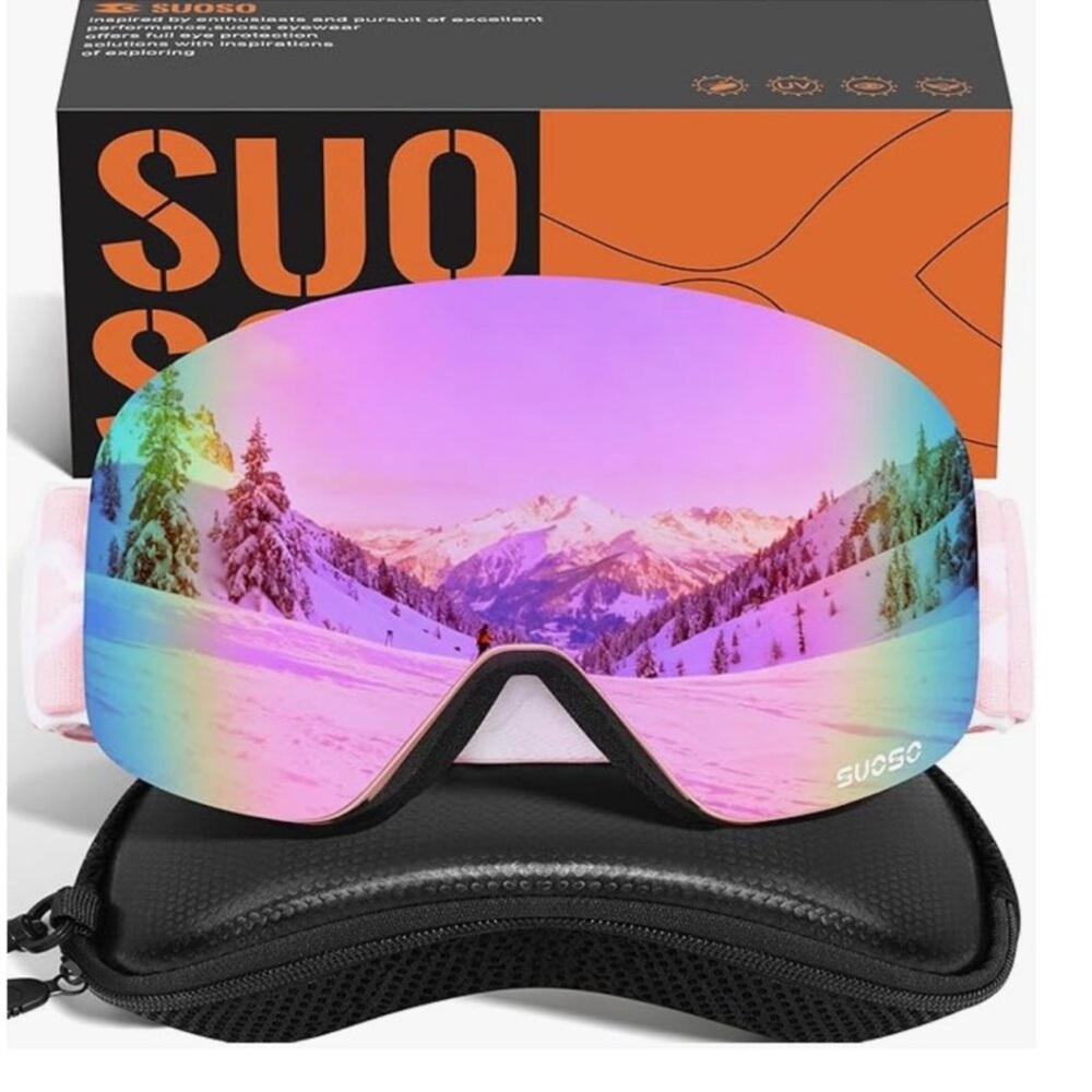 New Ski Pink Goggles